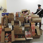 Carabinieri sequestro record di fuochi d'artificio