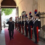 Il Gen. Gaetano Maruccia in visita alla Caserma Bergia