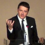 Renzi come Brunelleschi Ma è contestato da un giovane studente