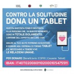 Tablet da donare agli ospedali per combattere l'isolamento